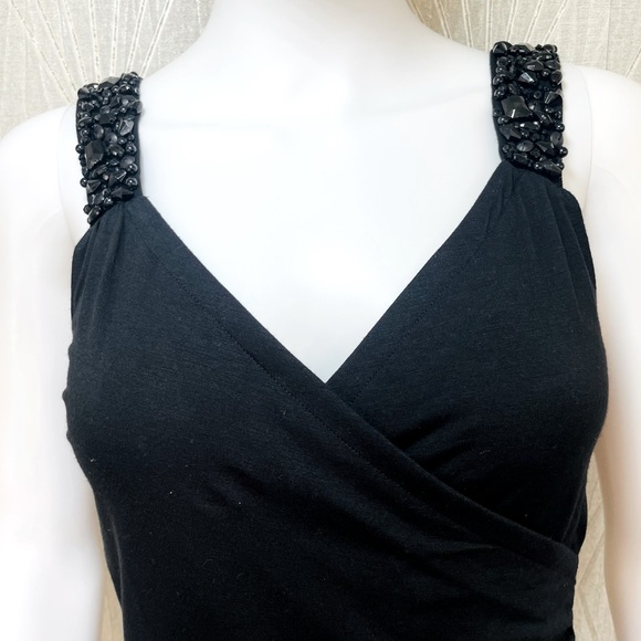 Cache’ Tank Top w/ Rhinestone Straps - Picture 5 of 9